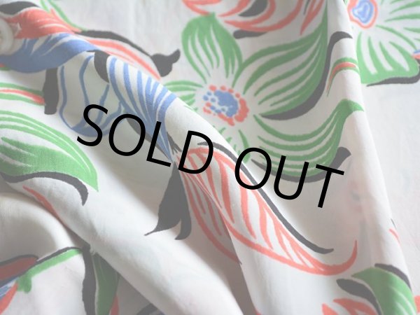 画像7: 1950s PENNEY'S TOPFLIGHT レーヨンアロハシャツ　 表記M  (7)