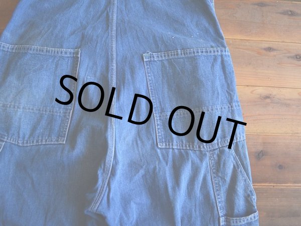 画像12: 1970s OSHKOSH デニムオーバーオール　 表記w34  (12)