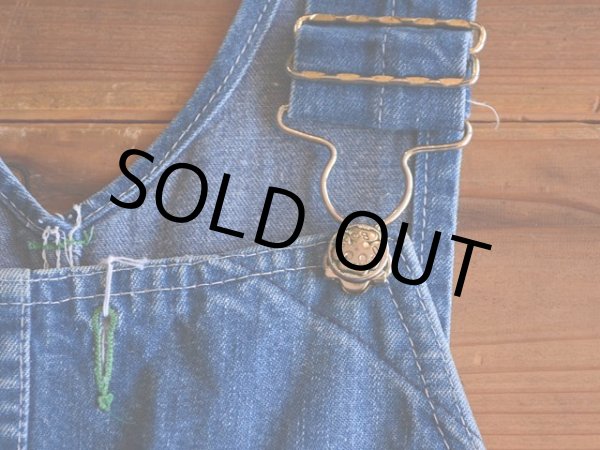 画像4: 1970s OSHKOSH デニムオーバーオール　 表記w34  (4)