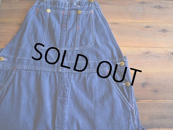 画像6: 1960s UNION MADE デニムオーバーオール　 実寸w39  (6)
