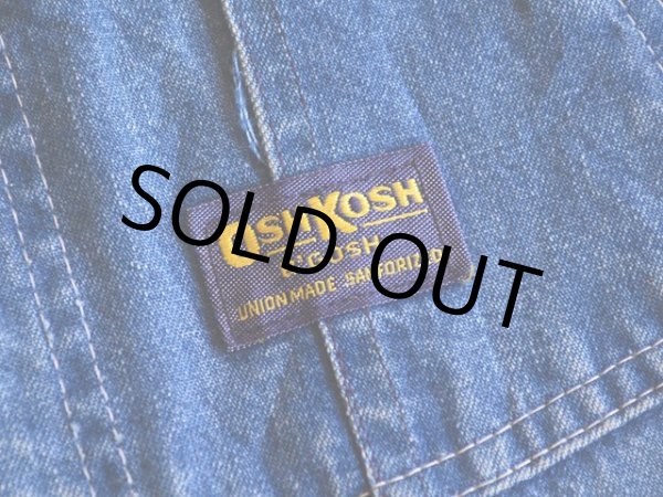 画像3: 1970s OSHKOSH デニムオーバーオール　 表記w34  (3)