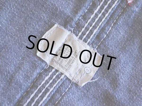 画像10: 1960s UNION MADE デニムオーバーオール　 実寸w39  (10)