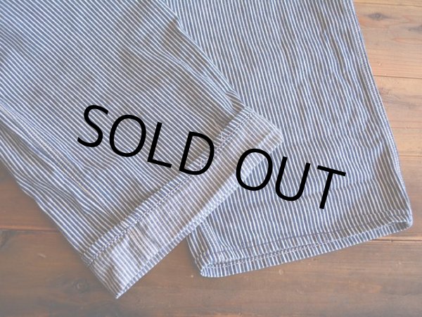 画像11: 1950s PAY DAY ヒッコリーオーバーオール  実寸w37  (11)