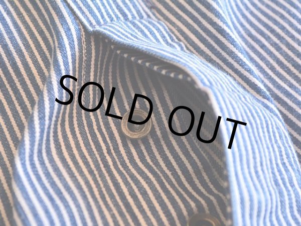 画像7: 1950s PAY DAY ヒッコリーオーバーオール  実寸w37  (7)