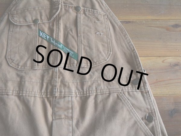 画像7: 1980s KEY Imperial ダブルニーダックオーバーオール　 表記w38  (7)