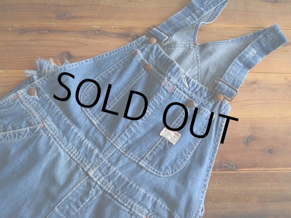 画像5: 1960s BIG MAC デニムオーバーオール  実寸w34  (5)