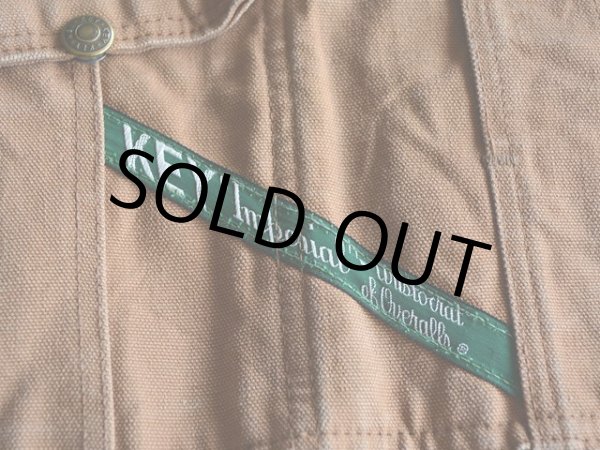 画像3: 1980s KEY Imperial ダブルニーダックオーバーオール　 表記w38  (3)