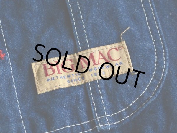 画像3: 1990s BIG MAC デニムオーバーオール  表記w36  (3)