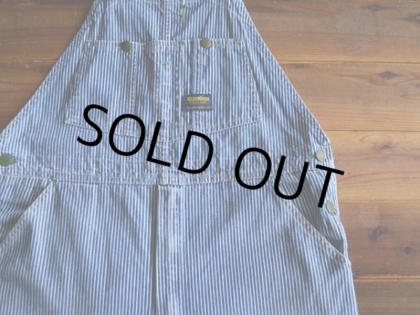 画像6: 1980s OSHKOSH ヒッコリーオーバーオール　 表記w36  (6)