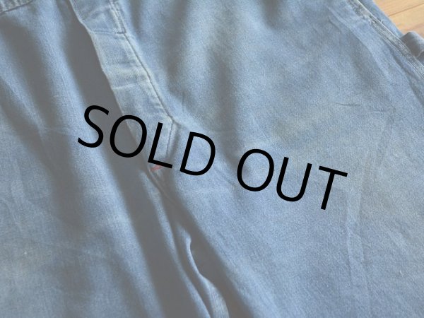 画像7: 1970s BIG MAC デニムオーバーオール  実寸w38  (7)