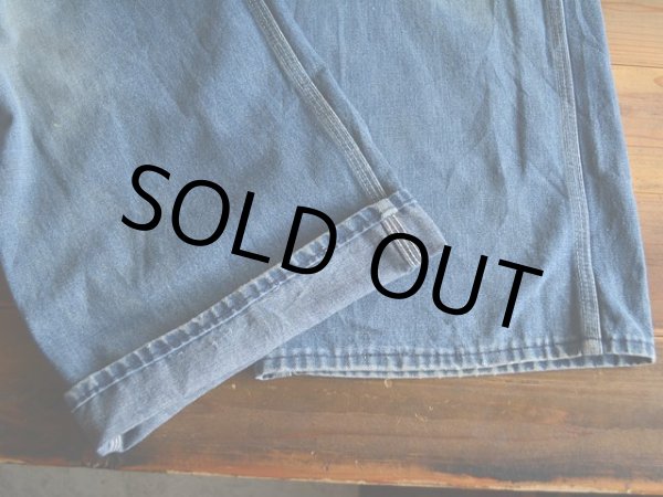 画像8: 1970s BIG MAC デニムオーバーオール  実寸w38  (8)