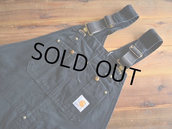 画像6: 1990s Carhartt ダブルニーダックオーバーオール  表記w40  (6)