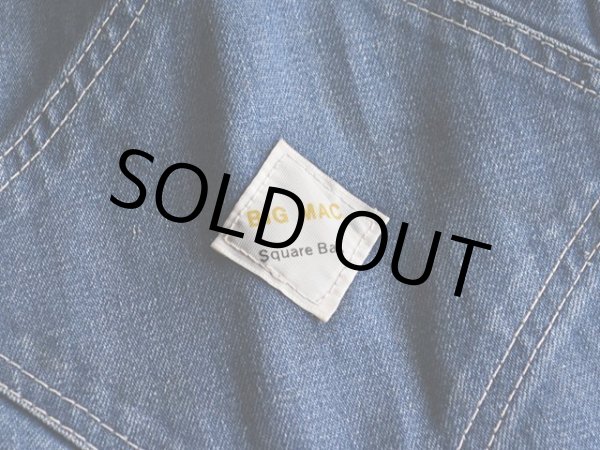 画像10: 1970s BIG MAC デニムオーバーオール  実寸w38  (10)