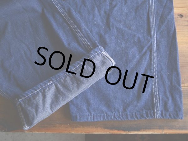 画像8: 1960s UNION MADE デニムオーバーオール　 実寸w33  (8)