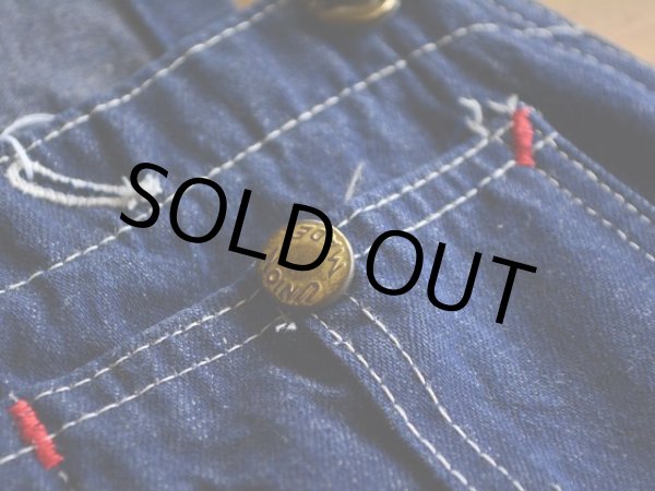 画像3: 1960s UNION MADE デニムオーバーオール　 実寸w33  (3)