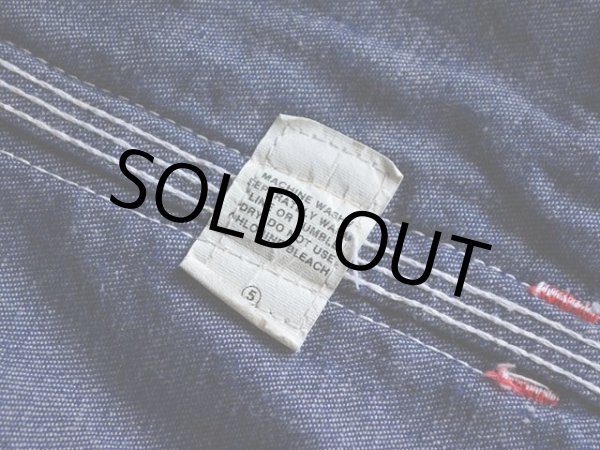 画像7: 1960s UNION MADE デニムオーバーオール　 実寸w33  (7)