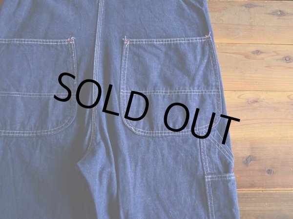 画像9: 1960s UNION MADE デニムオーバーオール　 実寸w33  (9)