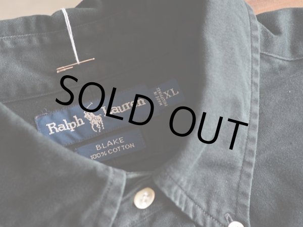 画像3: RalphLauren ブラックBDシャツ  表記XL  (3)