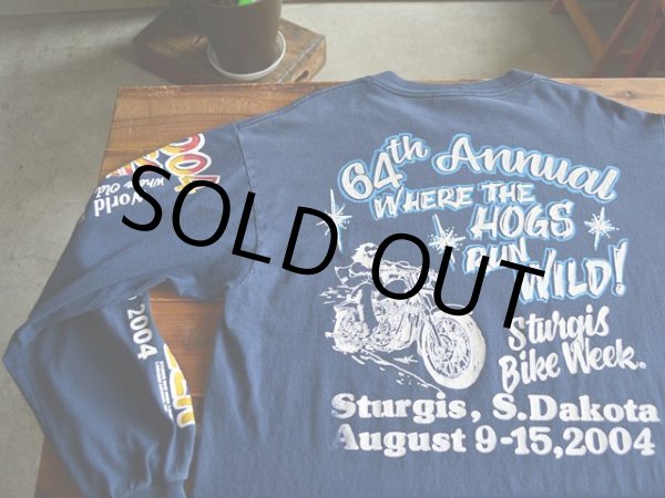 画像8: STURGIS BIKE WEEK 2004 L/S Tシャツ　 表記L  (8)