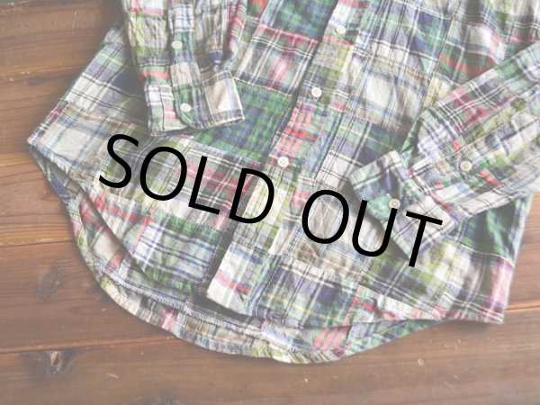 画像7: RalphLauren パッチワークBDシャツ　 表記S  (7)