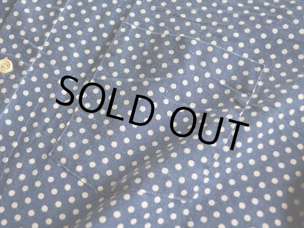 画像5: 1970s Selkirk コットンドットシャツ　 表記L  (5)