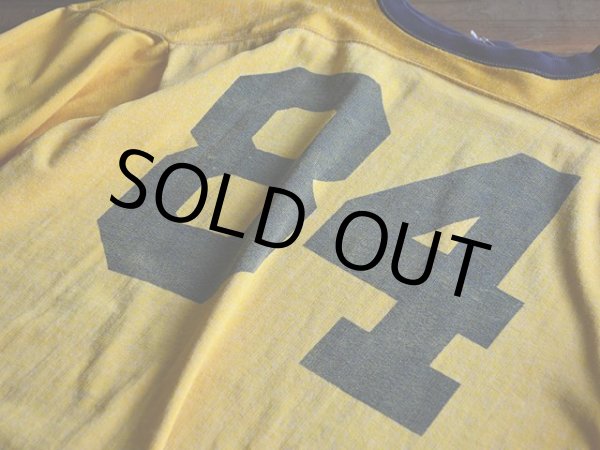 画像7: 1960s Champion ナンバリングフットボールTシャツ  表記46  (7)