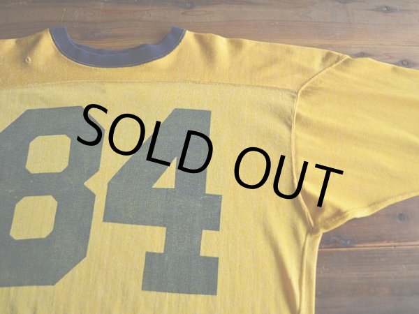 画像4: 1960s Champion ナンバリングフットボールTシャツ  表記46  (4)