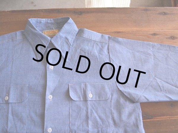 画像4: DEAD STOCK　 1970s BIG YANK シャンブレーシャツ　 表記M  (4)