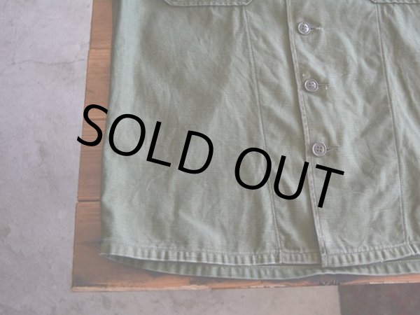 画像6: 1960s US.ARMY ユーティリティシャツ(1st)　 表記M  (6)