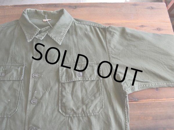 画像5: 1960s US.ARMY ユーティリティシャツ(1st)　 表記M  (5)