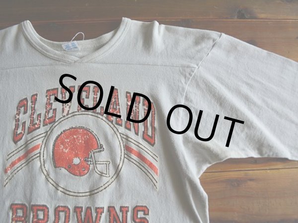 画像5: 1980s Champion フットボールTシャツ　 表記L  (5)