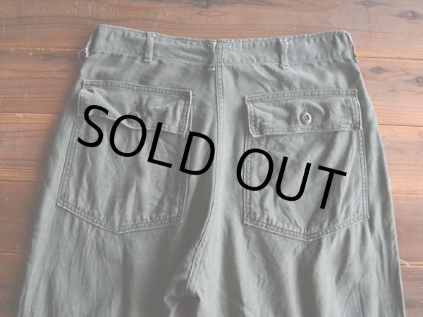 画像6: 1960s US.ARMYコットンベイカーパンツ　 表記32×31  (6)