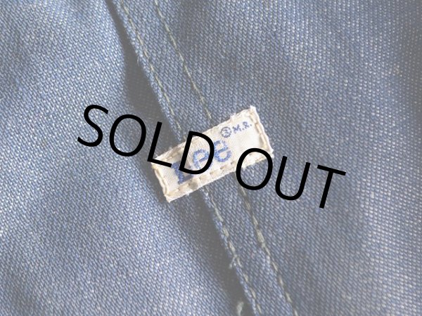 画像5: 1970s-80s Lee 91-Jデニムカバーオール  実寸42-44  (5)