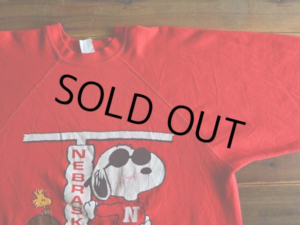 画像4: 1980s ARTEX Snoopy JOE COOLスウェット　 表記L  (4)