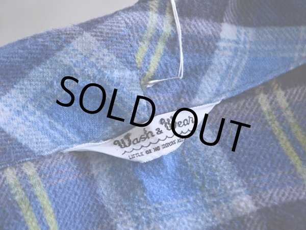 画像3: 1960s Wash&Wear プリントネルガウン　 実寸ML  (3)