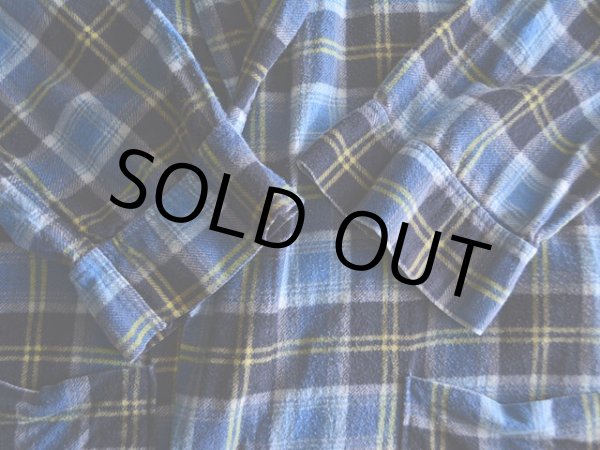 画像5: 1960s Wash&Wear プリントネルガウン　 実寸ML  (5)