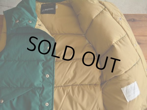 画像6: 1970s JCPenney ダウンベスト  表記S  (6)