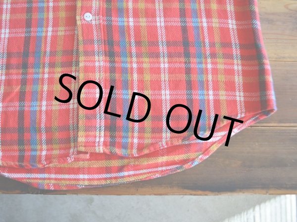 画像6: 1970s BIG MAC ヘビーネルシャツ  表記M  (6)