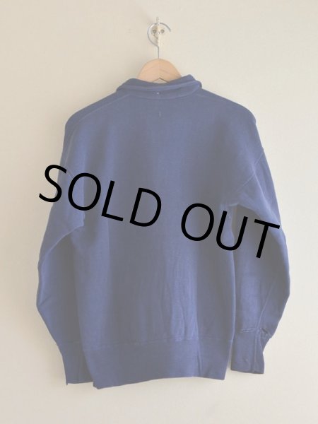 画像2: 1950s HANES WIND SHIELD ハーフジップスウェット　 表記L  (2)