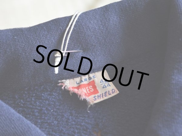 画像3: 1950s HANES WIND SHIELD ハーフジップスウェット　 表記L  (3)