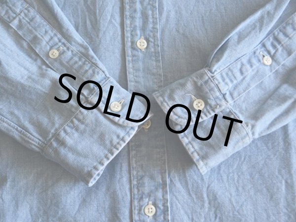 画像6: RalphLauren シャンブレーBDシャツ  表記M  (6)