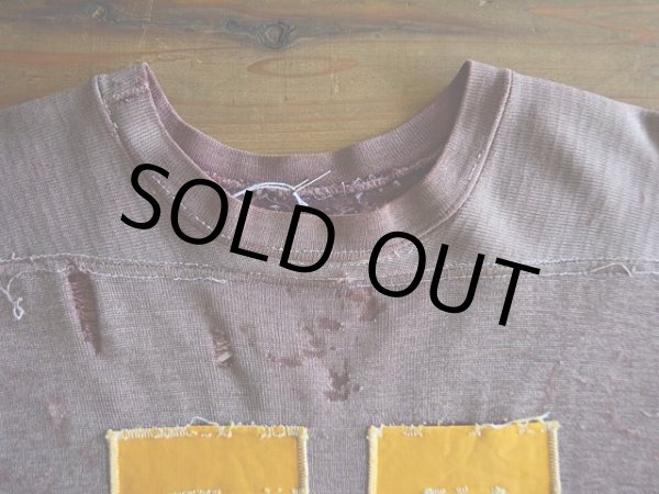 画像3: 1950s〜ナンバリングフットボールTシャツ　 実寸L  (3)