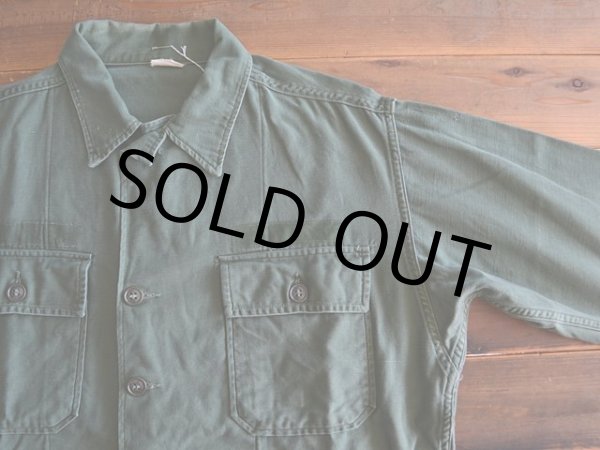 画像4: 1960s US.ARMY ユーティリティシャツ(1st)　 表記M  (4)