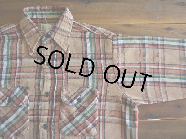 画像4: 〜1970s 5Brother ヘビーネルシャツ　 表記15 1/2  (4)