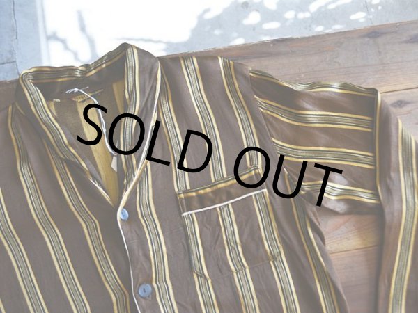 画像5: 1960s〜 CRYSTAL PYJAMAS パジャマシャツ　 表記2  (5)