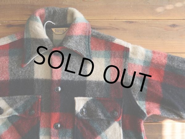 画像4: 1950s SPORTCLAD CPOシャツ　 表記S  (4)