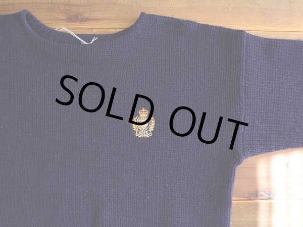 画像6: PoLo RalphLauren ボートネックウールセーター  表記M  (6)