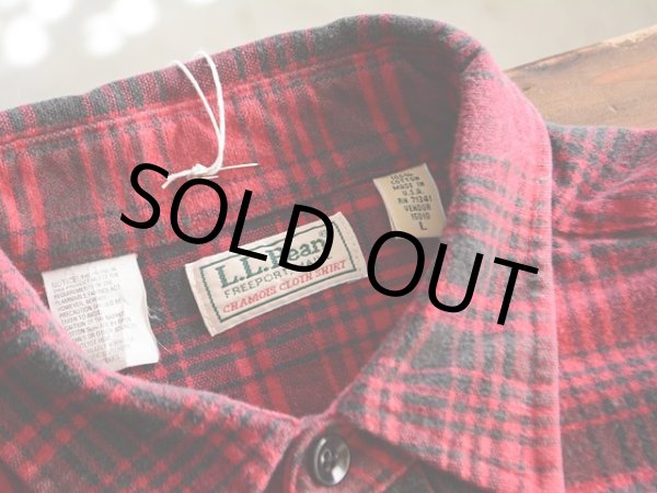 画像3: 1980s〜 L.L.Bean シャモアクロスシャツ  表記L  (3)