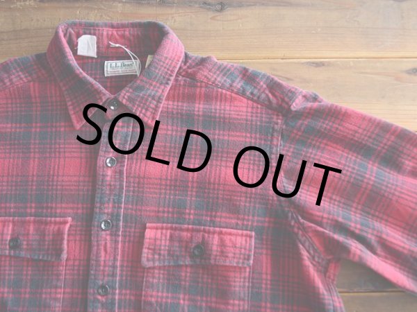 画像4: 1980s〜 L.L.Bean シャモアクロスシャツ  表記L  (4)