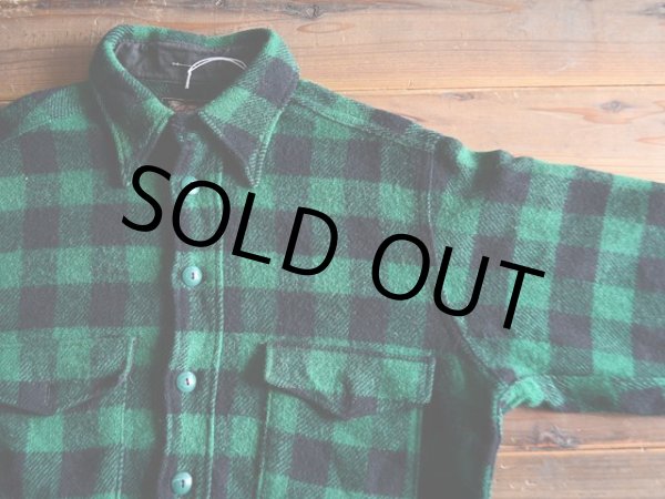 画像5: 1940s Woolrich ウールシャツ  表記15  (5)